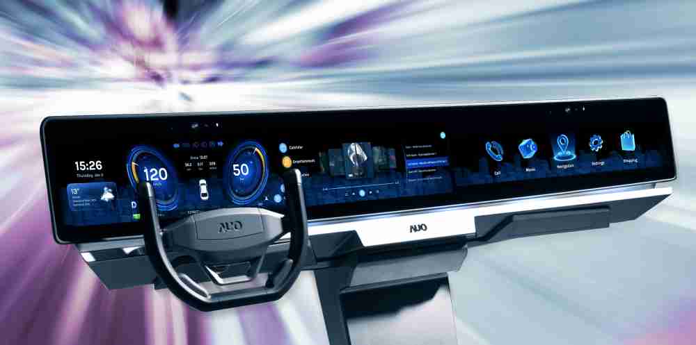 彩运网开拓前瞻显示技术创新应用，，，，结合优异整合设计能力，，，，开发智能车载FIDM Plus一体化显示方案，，让驾驶操作与车内娱乐体验再进化